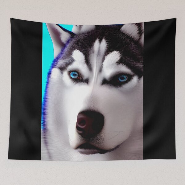 Item preview, husky anime dog portrait #2 designed and sold by supeart.