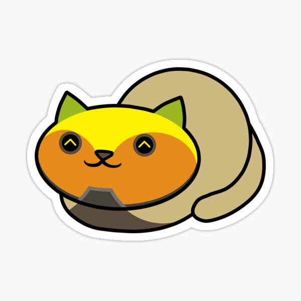Orisa Kitty Loaf Sticker
