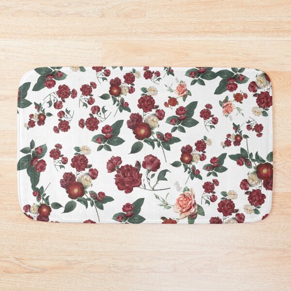 Item preview, Colorful Watercolor Red Roses Illustration Pattern. designed and sold by PlantKind.