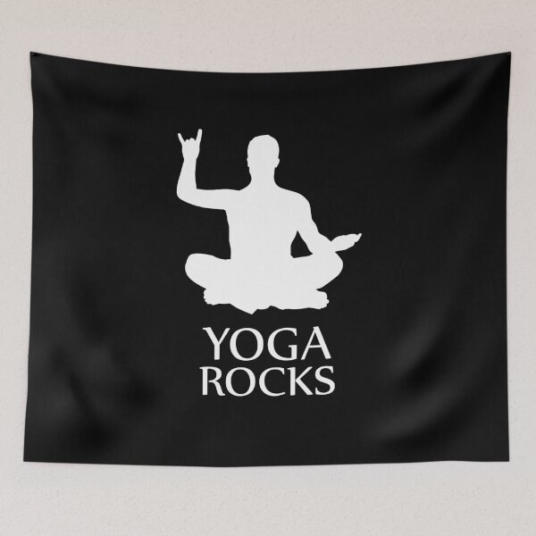 Item preview, Yoga Rocks! Rocking Meditation Yoga-Asana Statement Shirt Tee designed and sold by stearman.
