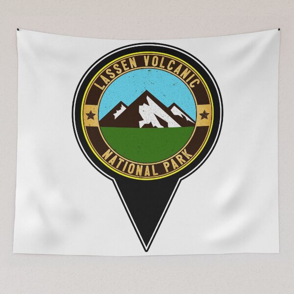 Item preview, Lassen Volcanic National Park Map Pointer Marker California designed and sold by DESTINATIONS DECAL.