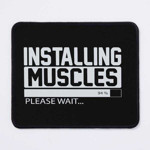 Item preview, Funny Gym Installing Muscles Fitness  designed and sold by mkzmerch.