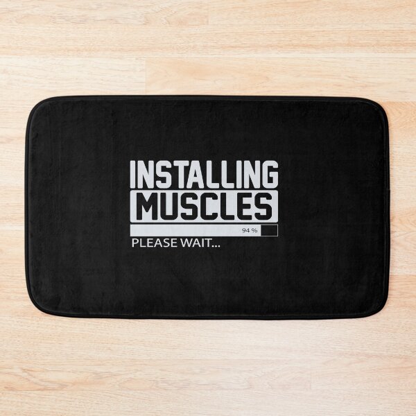 Item preview, Funny Gym Installing Muscles Fitness designed and sold by mkzmerch.
