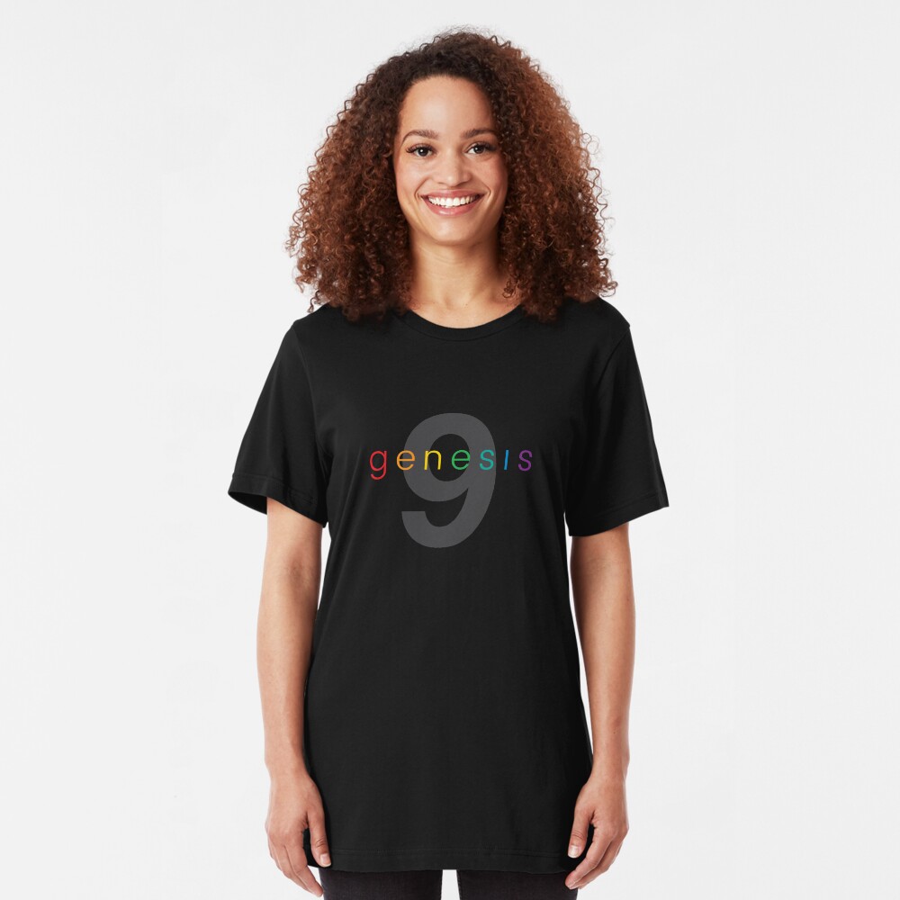 Genesis 9 Rainbow God’s Covenant With Noah Slim Fit T-Shirt