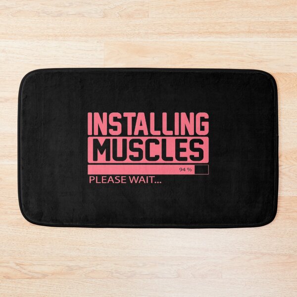 Item preview, Red Funny Gym Installing Muscles Fitness Loading Bar designed and sold by mkzmerch.