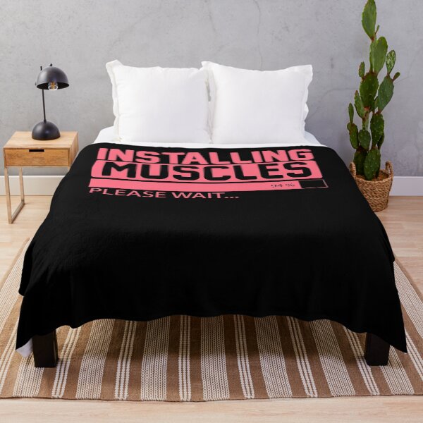 Item preview, Red Funny Gym Installing Muscles Fitness Loading Bar designed and sold by mkzmerch.