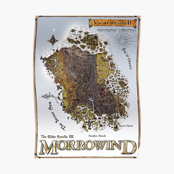 The elder scrolls 3 morrowind карта