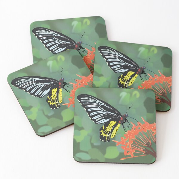 Item preview,  Southern birdwing butterfly designed and sold by Krishna Art.