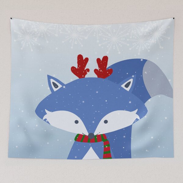 Item preview, Cute Fox Wintery Holiday Design designed and sold by oursunnycdays.