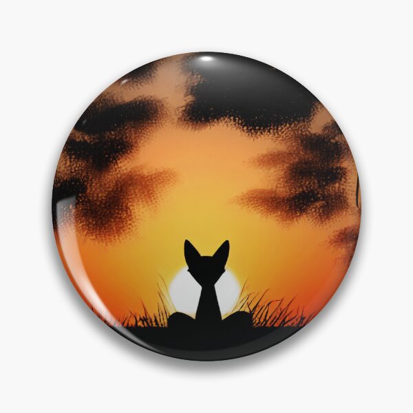 Item preview, Small Cat Looking At Sunset designed and sold by adamtepl.