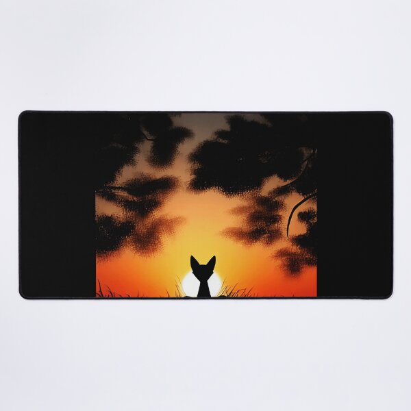 Item preview, Small Cat Looking At Sunset designed and sold by adamtepl.