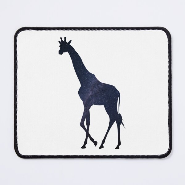 Item preview, Glowing Milky Way On Dark Sky Giraffe | Cute Giraffe designed and sold by BopleDesigns.