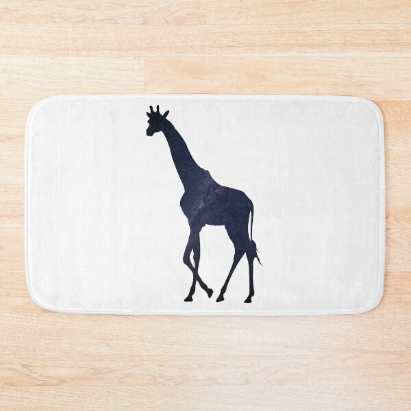 Item preview, Glowing Milky Way On Dark Sky Giraffe | Cute Giraffe designed and sold by BopleDesigns.