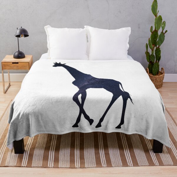 Item preview, Glowing Milky Way On Dark Sky Giraffe | Cute Giraffe designed and sold by BopleDesigns.