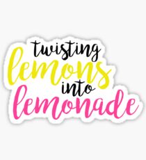 twisting lemons into lemonade - dogfight Sticker