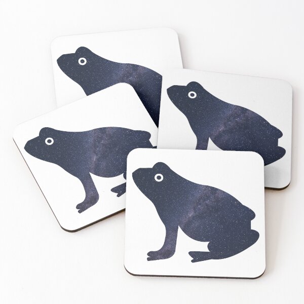 Item preview, Glowing Milky Way On Dark Sky Frog | Cute Frog designed and sold by BopleDesigns.