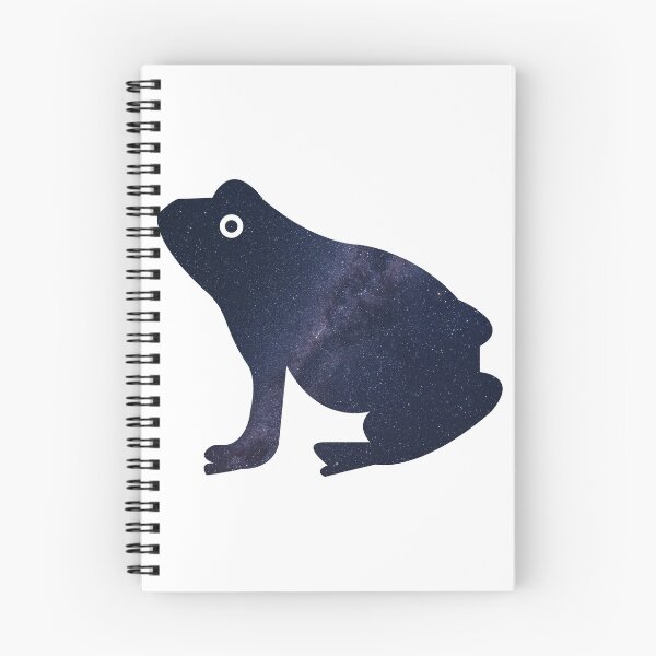 Item preview, Glowing Milky Way On Dark Sky Frog | Cute Frog designed and sold by BopleDesigns.