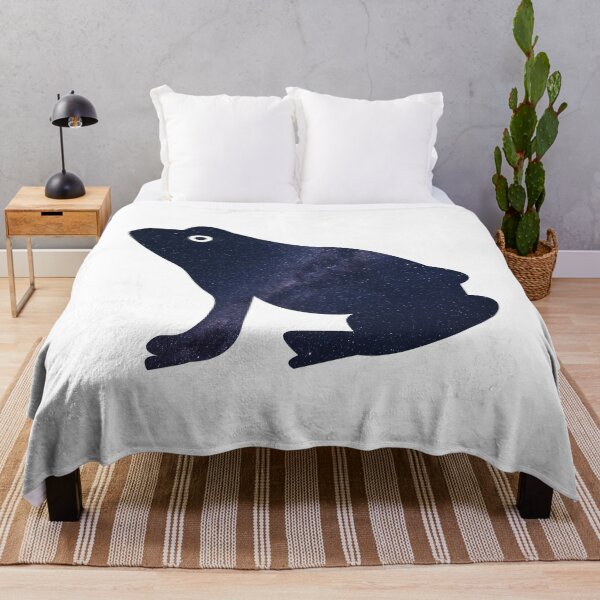Item preview, Glowing Milky Way On Dark Sky Frog | Cute Frog designed and sold by BopleDesigns.
