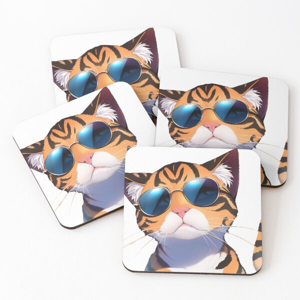 Item preview, Meme Cat Serious With Sunglasses designed and sold by BAYFAIRE.