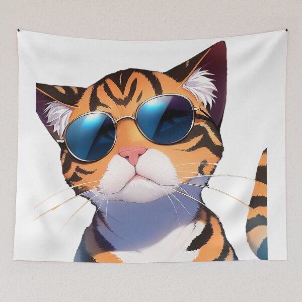 Item preview, Meme Cat Serious With Sunglasses designed and sold by BAYFAIRE.