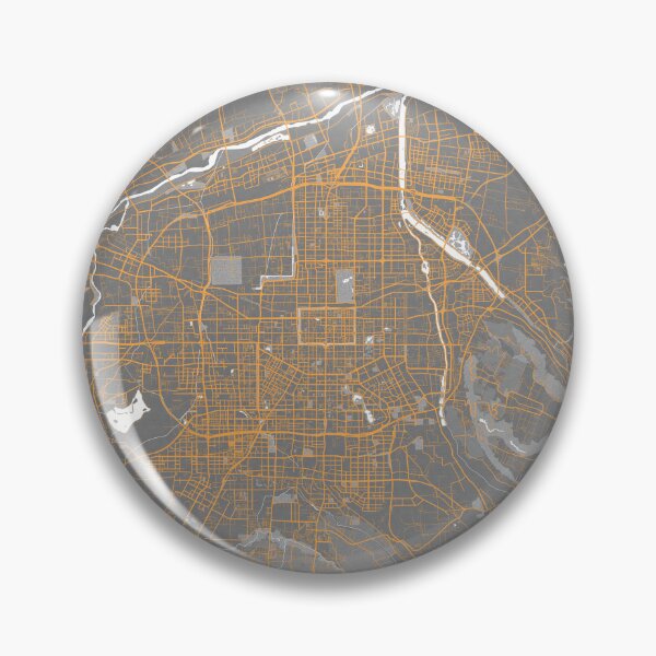 Item preview, Xian City Map of Shaanxi, China - Bauhaus designed and sold by deMAP.