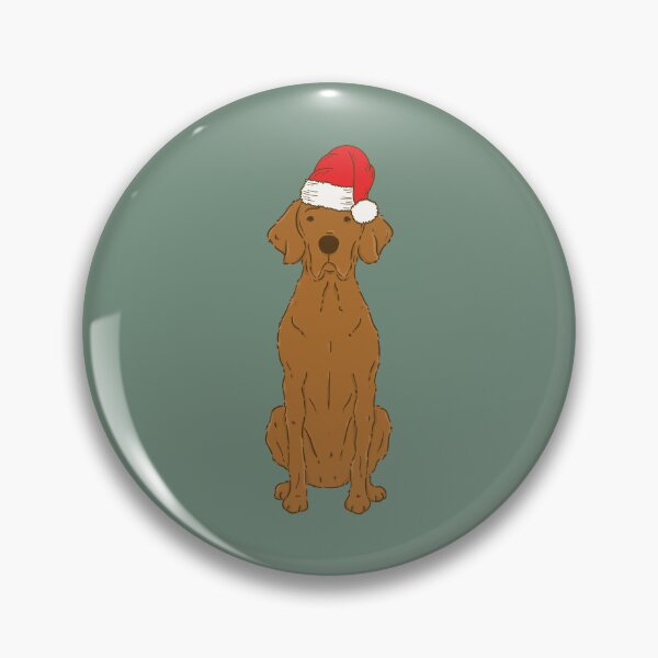 Item preview, Vizsla Christmas Santa Dog Holiday designed and sold by thepawster.