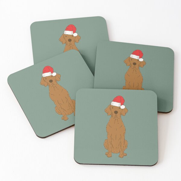 Item preview, Vizsla Christmas Santa Dog Holiday designed and sold by thepawster.