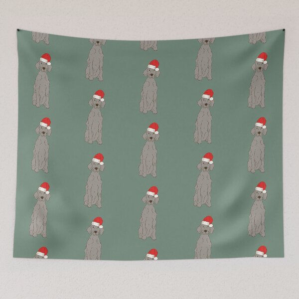 Item preview, Weimaraner Christmas Santa Dog Holiday designed and sold by thepawster.