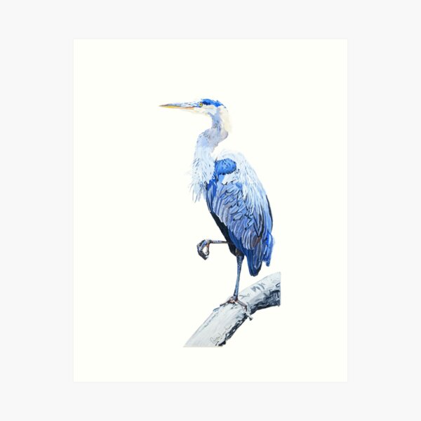 Heron No.5 Art Print