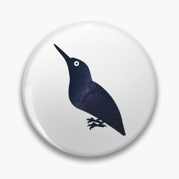 Item preview, Glowing Milky Way On Dark Sky Kingfisher | Cute Kingfisher designed and sold by BopleDesigns.