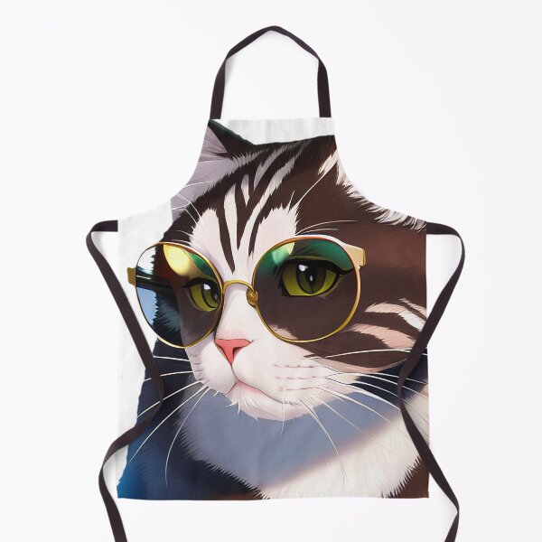 Item preview, Smart Cat Wearing Glasses Sticker designed and sold by BAYFAIRE.
