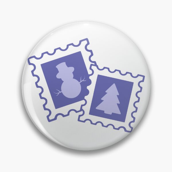 Item preview, Christmas Tree Snowman Post Stamps designed and sold by TasimaDesign.