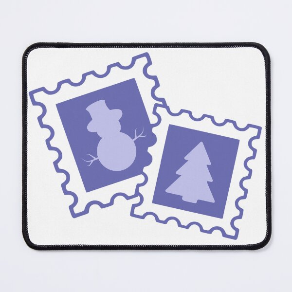 Item preview, Christmas Tree Snowman Post Stamps designed and sold by TasimaDesign.