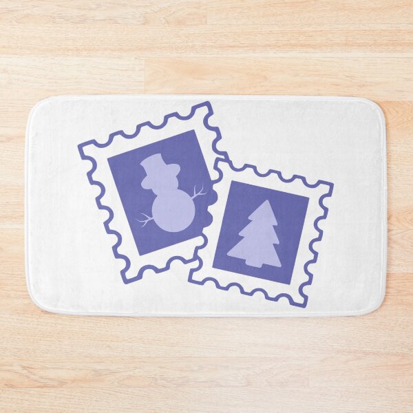 Item preview, Christmas Tree Snowman Post Stamps designed and sold by TasimaDesign.