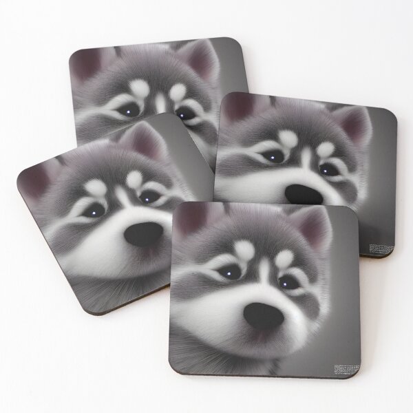 Item preview, Cute baby Siberian Husky dog #1 designed and sold by supeart.