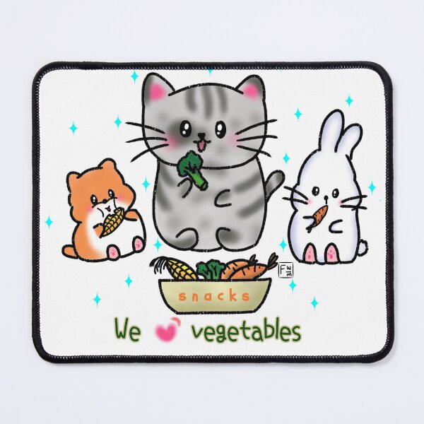 Item preview, Hamster Lover | Cat Lover | Rabbit Lover - We love vegetables designed and sold by FennyWijayaMomo.