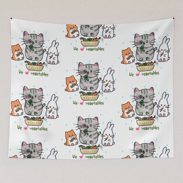 Item preview, Hamster Lover | Cat Lover | Rabbit Lover - We love vegetables designed and sold by FennyWijayaMomo.