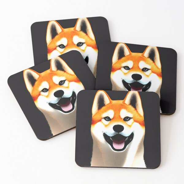 Item preview, Shiba Inu portrait - dog art painting #9 designed and sold by supeart.
