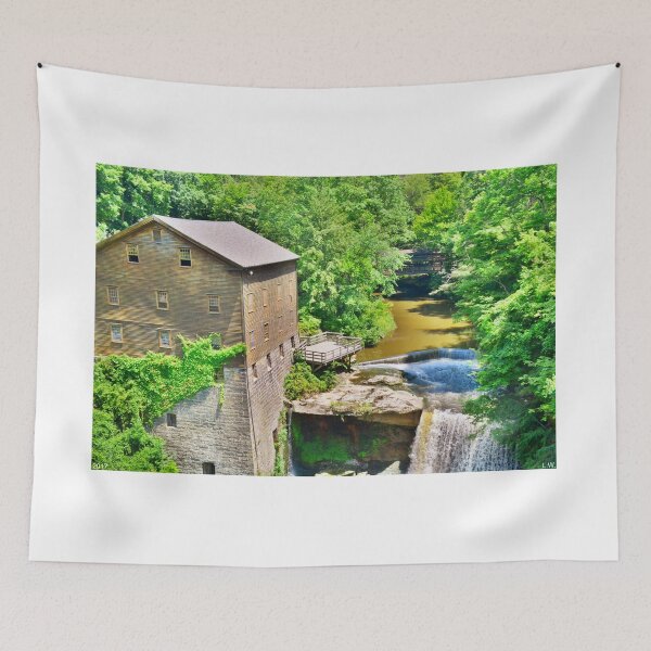 Artikelvorschau, Mühle Creek Park Lantermans Mühle und überdachte Brücke 2 entworfen und verkauft von LisaWootenPhoto.