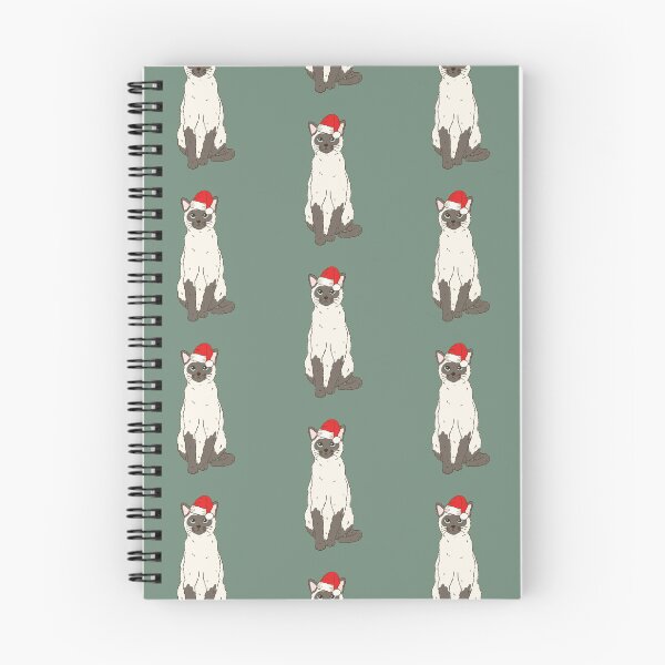 Item preview, Siamese Cat Christmas Santa Meezer Mese Cat Holiday designed and sold by thepawster.