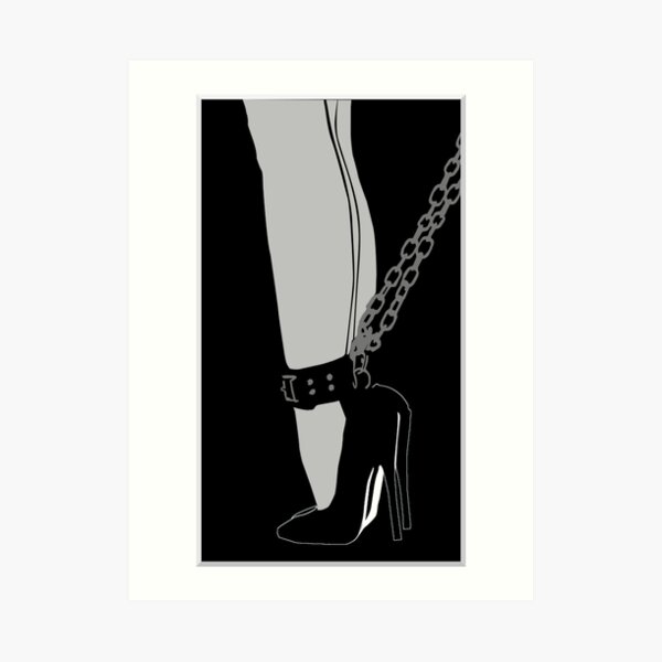 Chained Heels Art Print