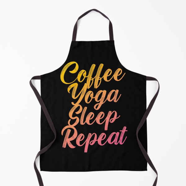 Item preview, Coffee yoga sleep repeat designed and sold by DynastyArt.