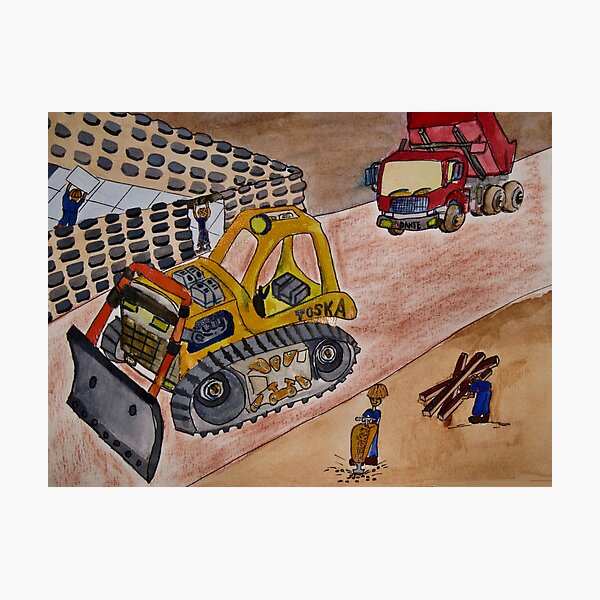 Construction Photographic Print