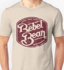 Rebel Bean Coffee Distressed Logo Unisex T-Shirt