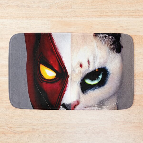 Item preview, cat in mask painting #1 designed and sold by supeart.