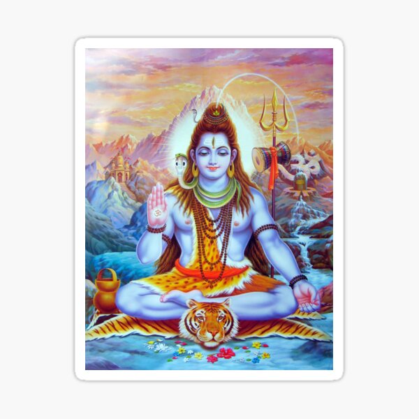 Shiva Stickers Redbubble