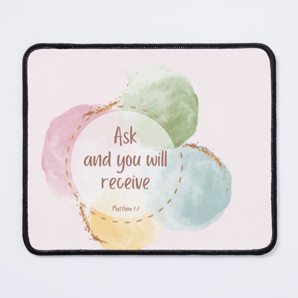 Item preview, New Testament - Ask and you will receive - Matthew 7:7 designed and sold by THEARESTON.