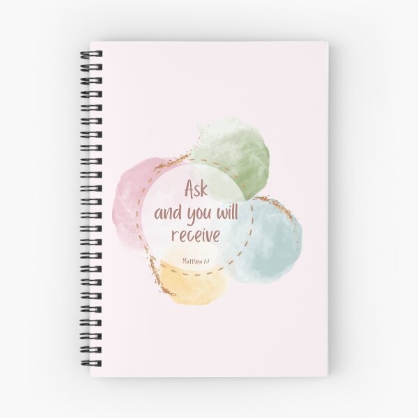 Item preview, New Testament - Ask and you will receive - Matthew 7:7 designed and sold by THEARESTON.