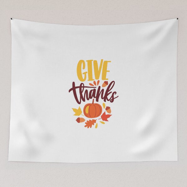 Item preview, give thanks with leaf , pumpkins and autumn fruits designed and sold by JAG2B.