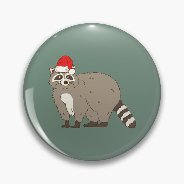 Item preview, Santa Raccoon Christmas Racoon Animal Holiday designed and sold by thepawster.